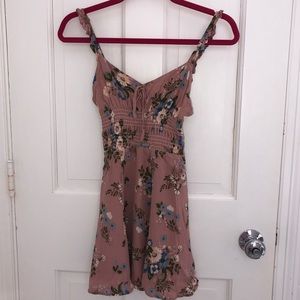 Reformation Pink Floral Sundress